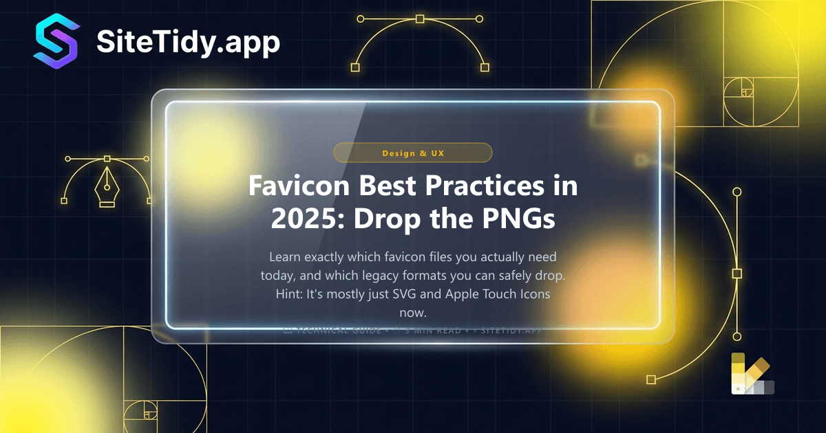 Favicon Best Practices in 2025: Drop the PNGs