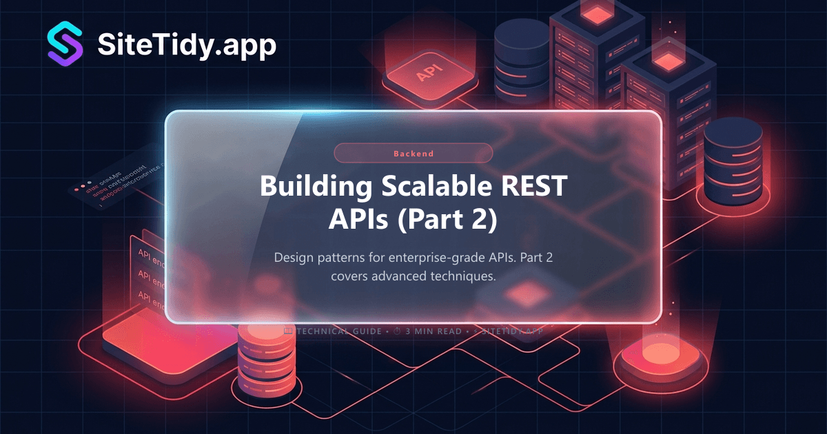 Building Scalable REST APIs (Part 2)