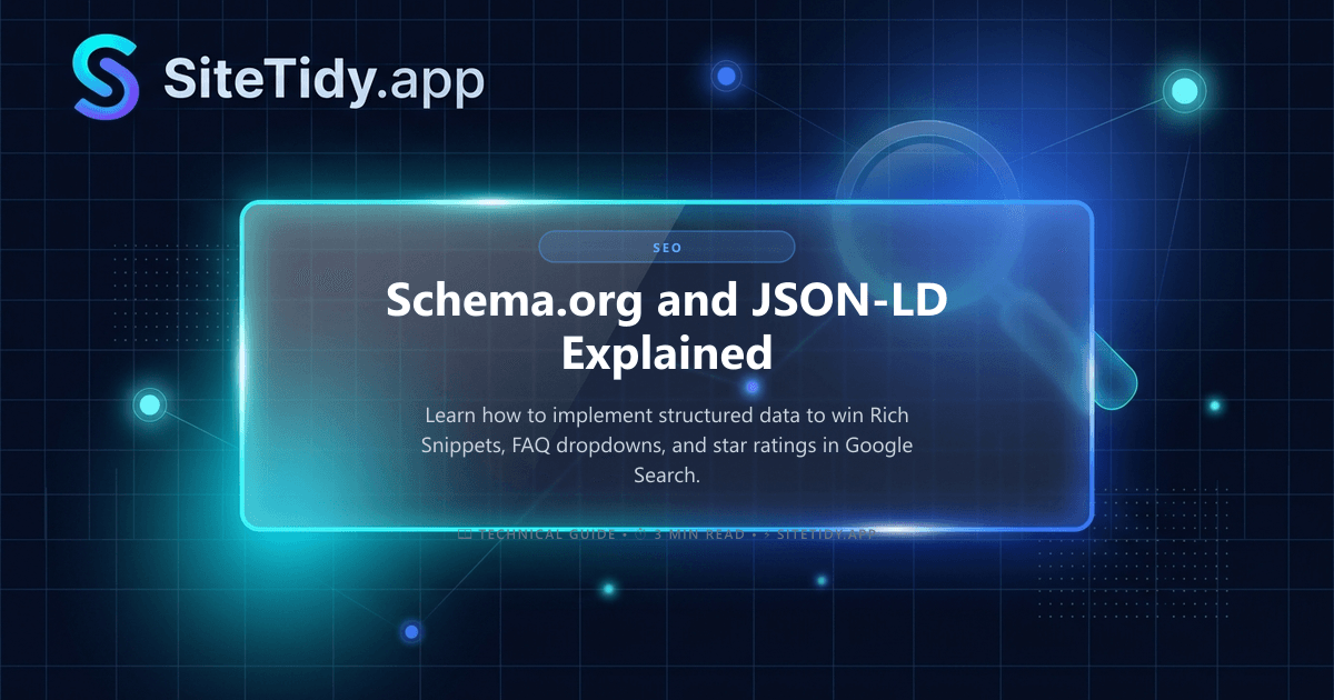 Schema.org and JSON-LD Explained